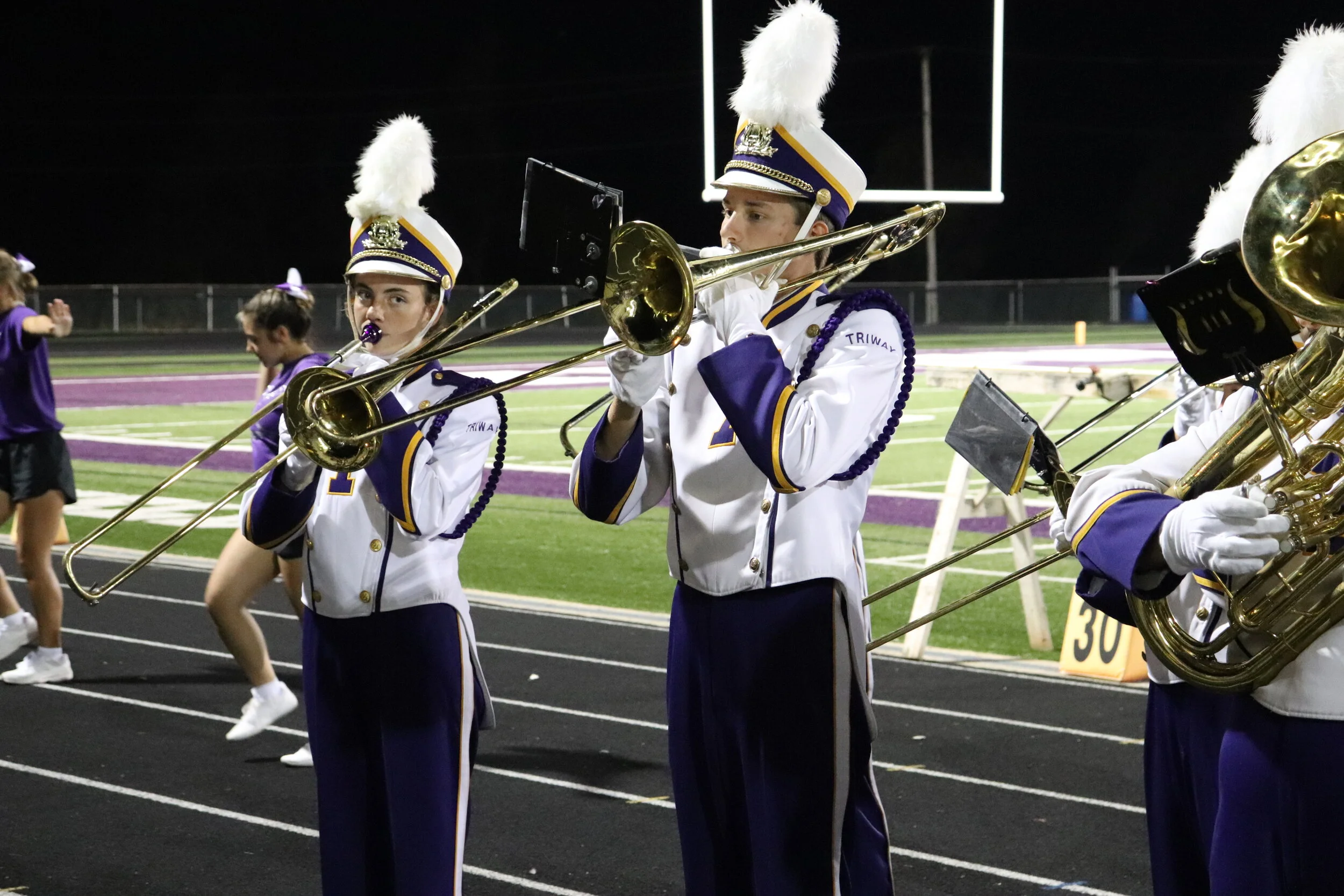 Trombones, Baritones and Alto Saxes - Band Camp
