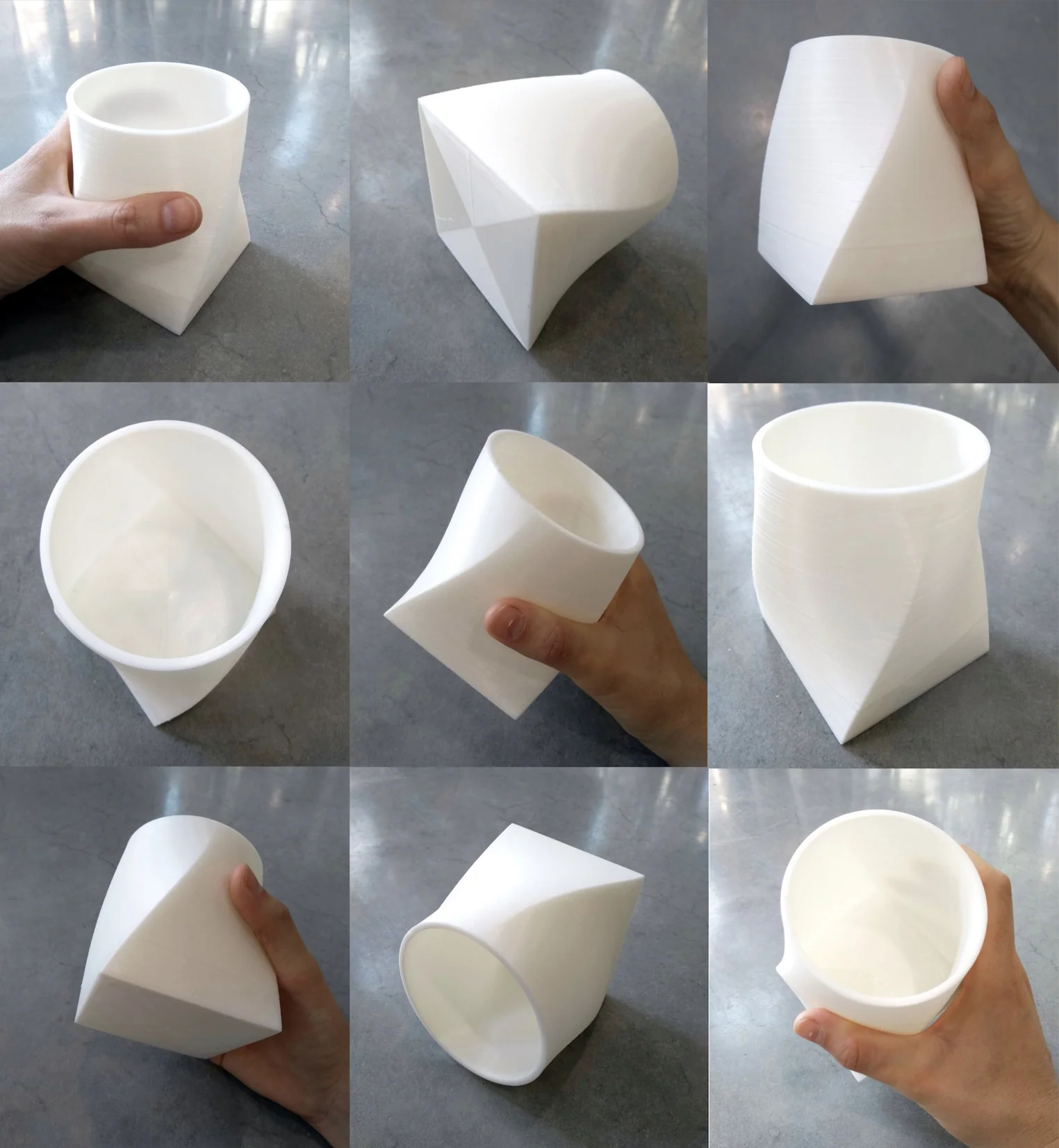 3D Printed Vortex Whiskey Tumbler
