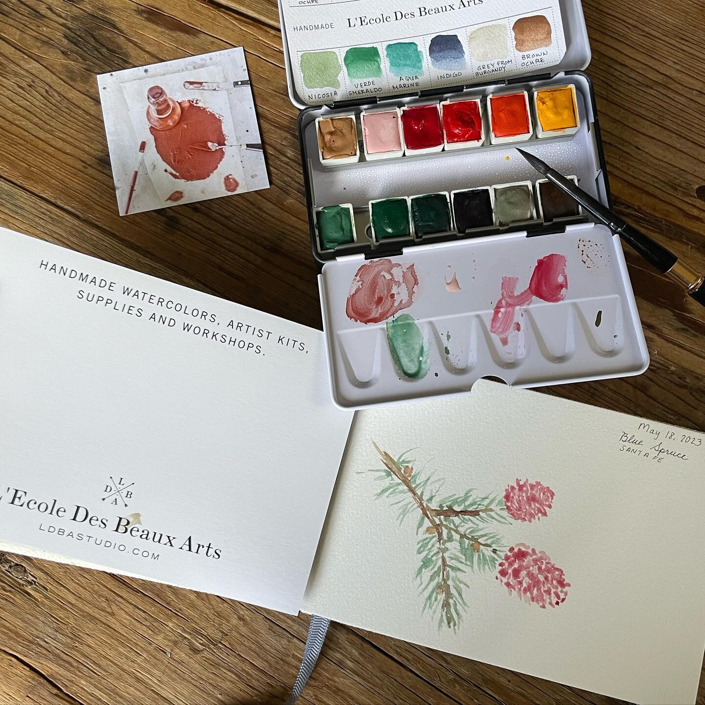 The Blue Spruce + a new art shop! Santa Fe you live up to the hype!

Walking all over this darling town, the discovery of food, galleries, and inspirational nature and landscape has heightened all the creative senses.

Off Canyon Road sits the most a