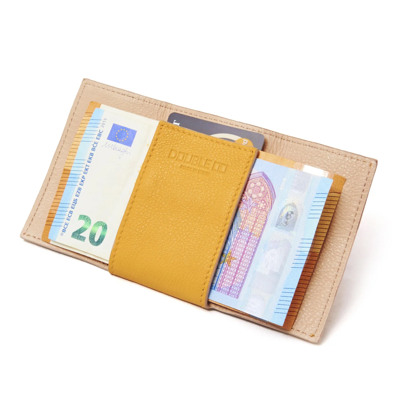 Double00 San Francisco Leather Wallet Open