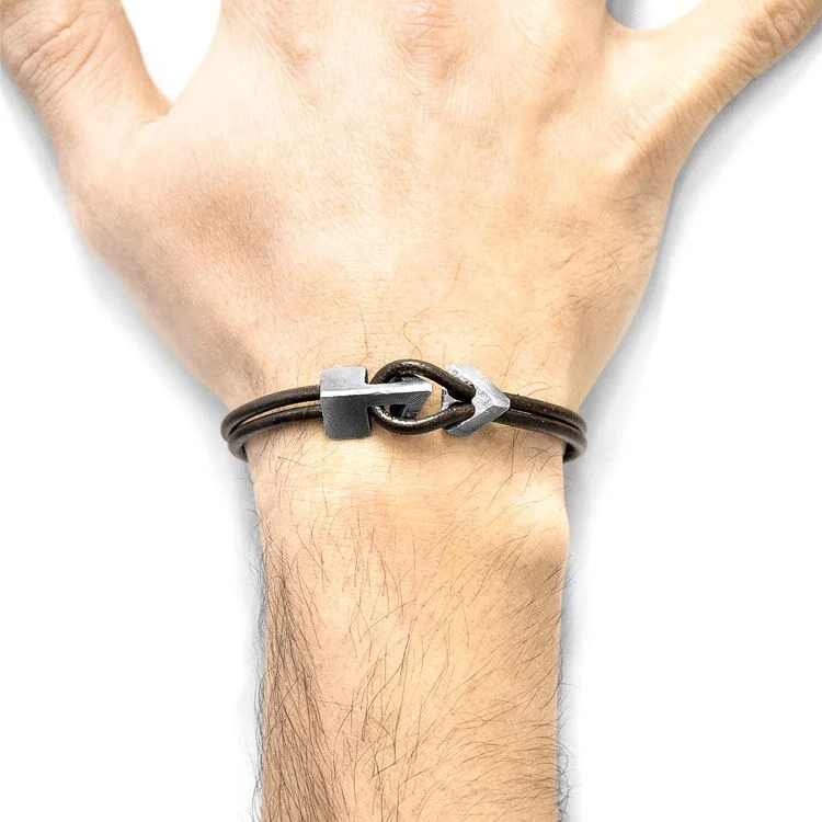 Anchor&Crew Mocha Brown Brixham Bracelet