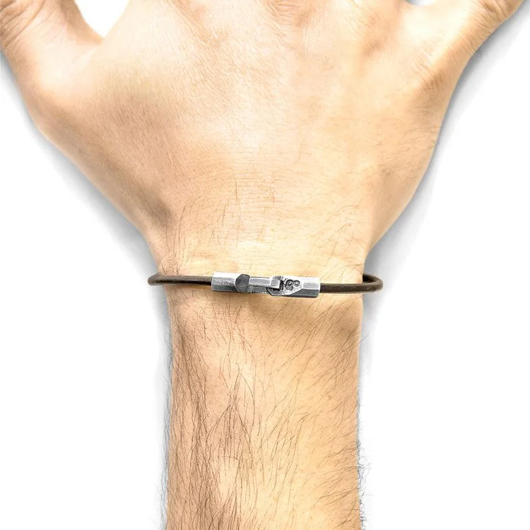 Anchor&Crew brown Talbot bracelet