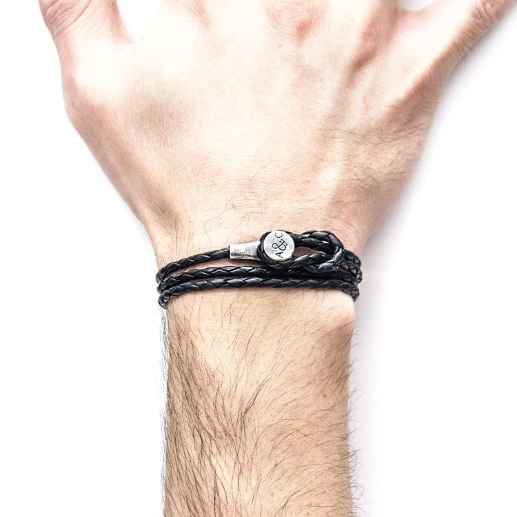 Anchor&Crew Dundee Black bracelet