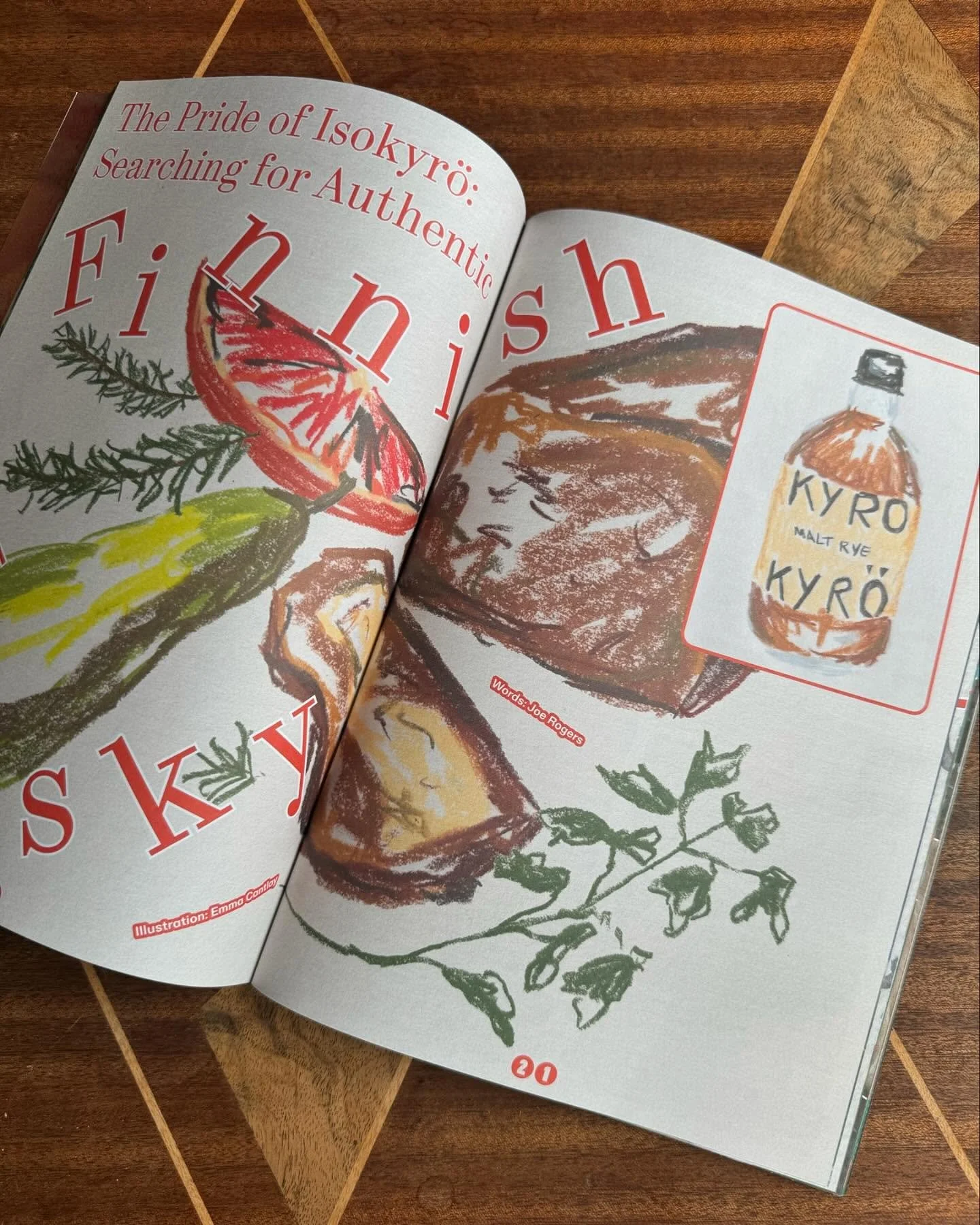 I finally got my hands on the last issue of @slopmagazine in which I wrote all about my adventures drinking rye whisky in rural Finland with my friends at @kyrodistillery 

Many thanks to @nicolaspb for encouraging this sort of behaviour and to @main