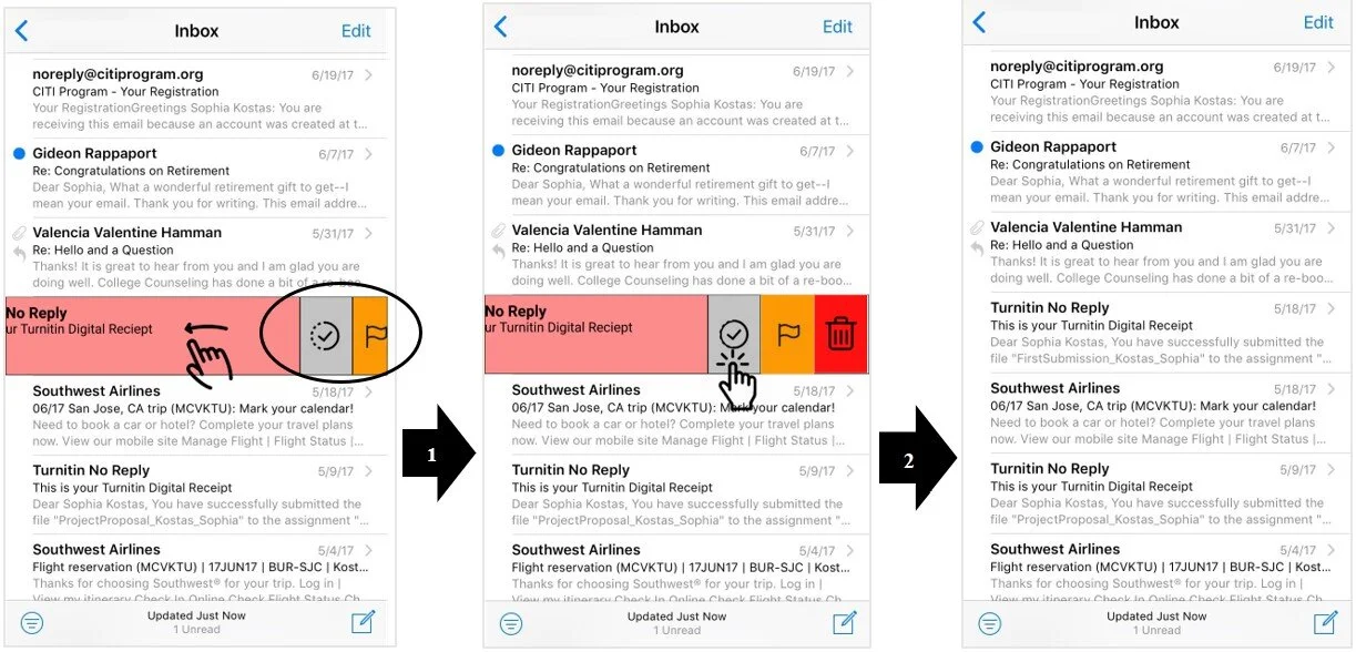 Proposed Un-Highlight Feature on Mobile Interfaces
