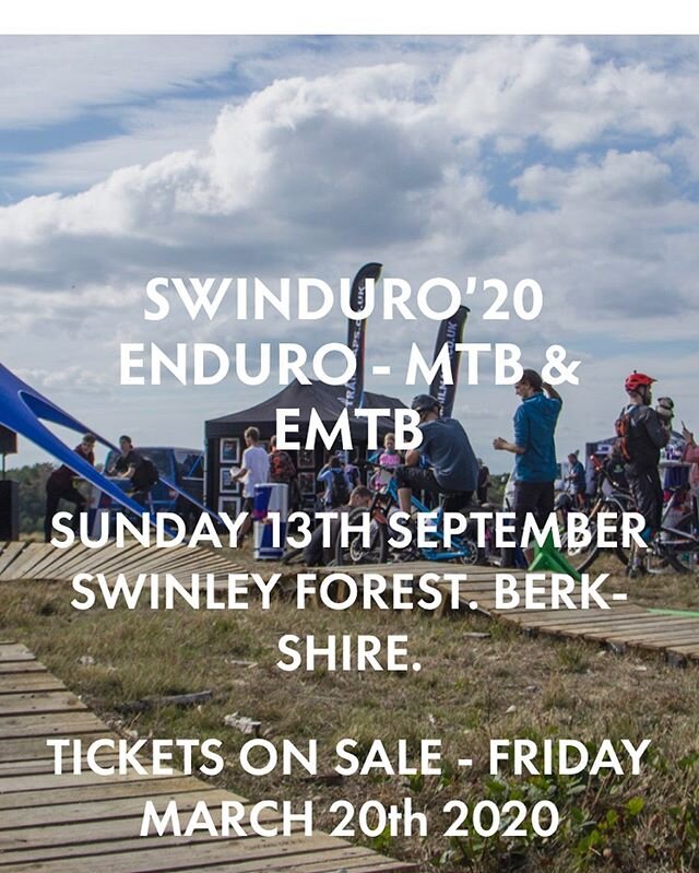 Set the date and start planning for @swinduro20 - Sunday 13th September. 
Lots of riding, some twists, food, drinks and music. 
Tickets go live 20th March 2020

#swinleylife #swinduro #emtb #mtb #enduro