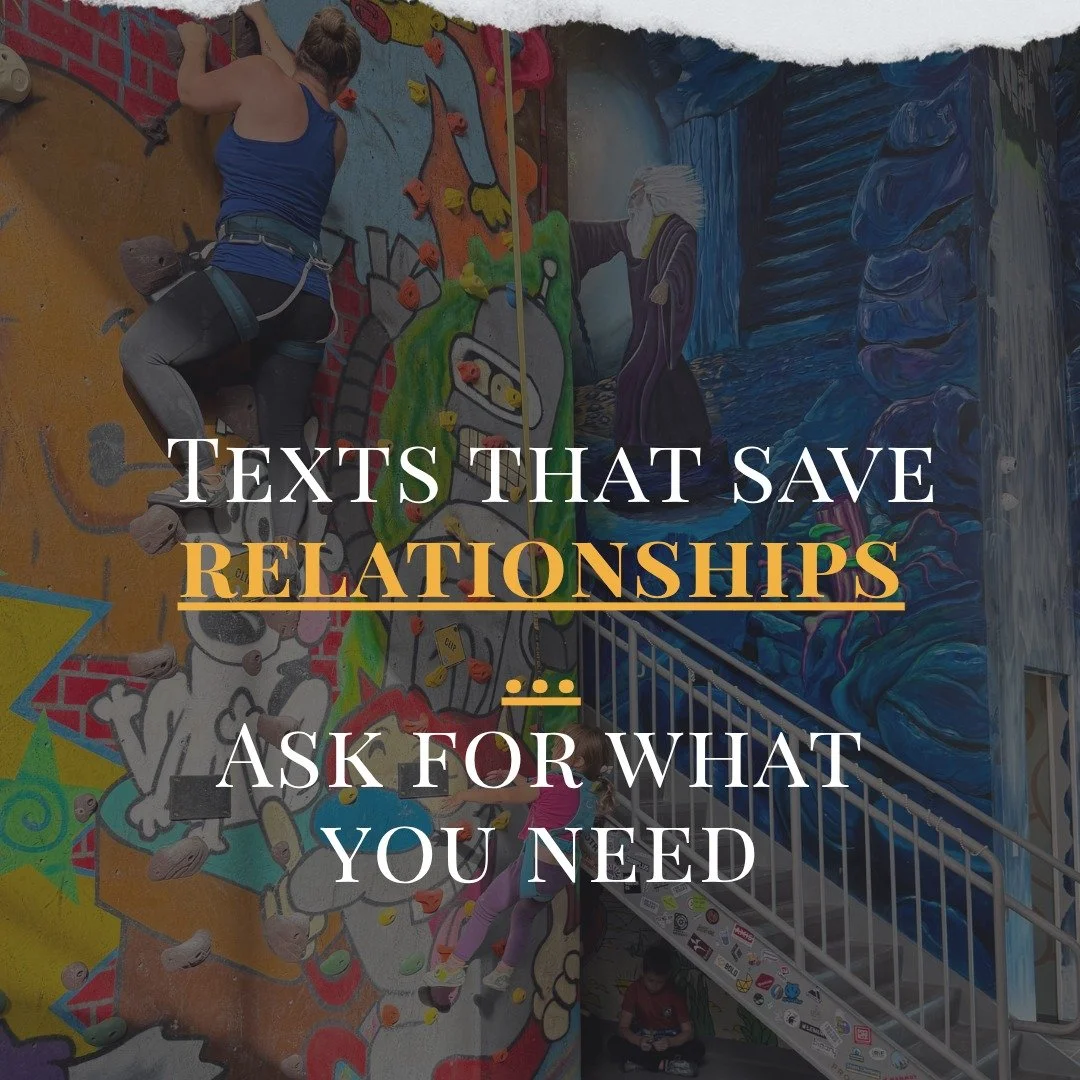 Most women I know do not fully ask for what they need. 

The &quot;WHY&quot; of this is something you and I could chit chat about for hours: the messaging of the 90s was be small waisted and even smaller in needs. 

We leaned to lean in and hold it a