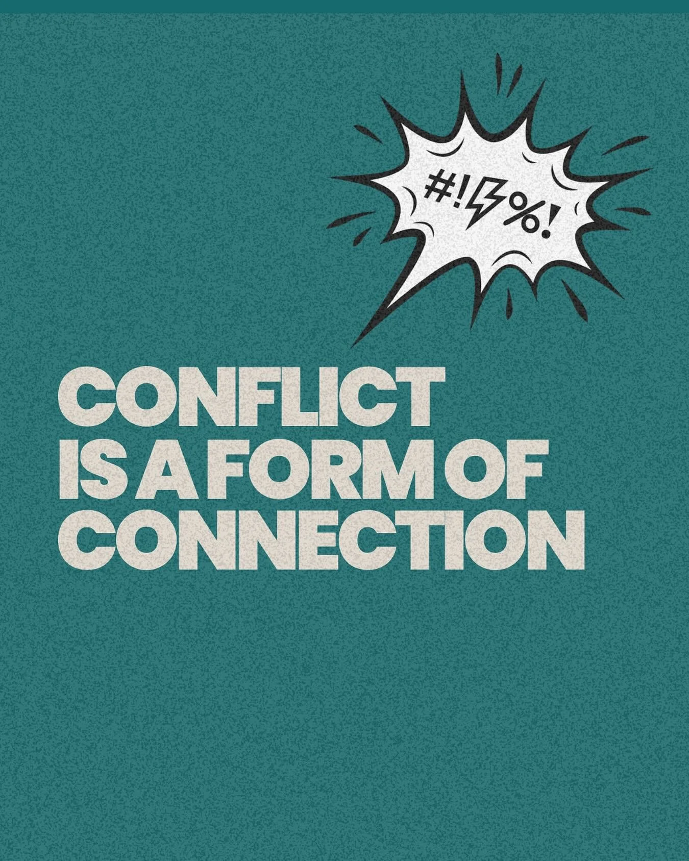 Fighting and arguing is often a reach for connection.

Sure, it&rsquo;s ineffective and also that&rsquo;s what it is. 

&ldquo;Seeeeeee me, hear meee,understand meeee&rdquo; that is your younger self craving connection in a fight or argument. 

Think