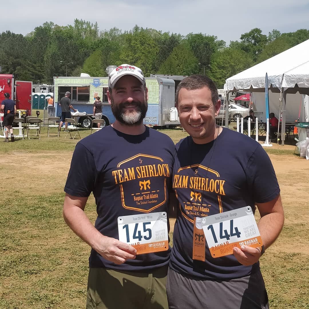 Another round of relay captaining in the books for these two. First time coordinating two teams through a race....hopefully not the last! #teamshirlock #ragnartrailATL #ragnar #relay #running #run #trailrunning