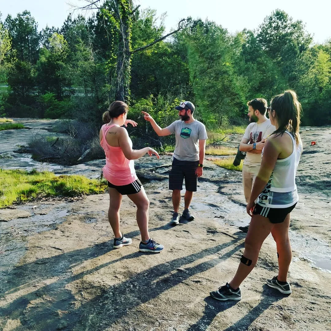 Set up and ready to go and doing a little bit of a course preview. #ragnartrailATL #teamshirlock #relay #running