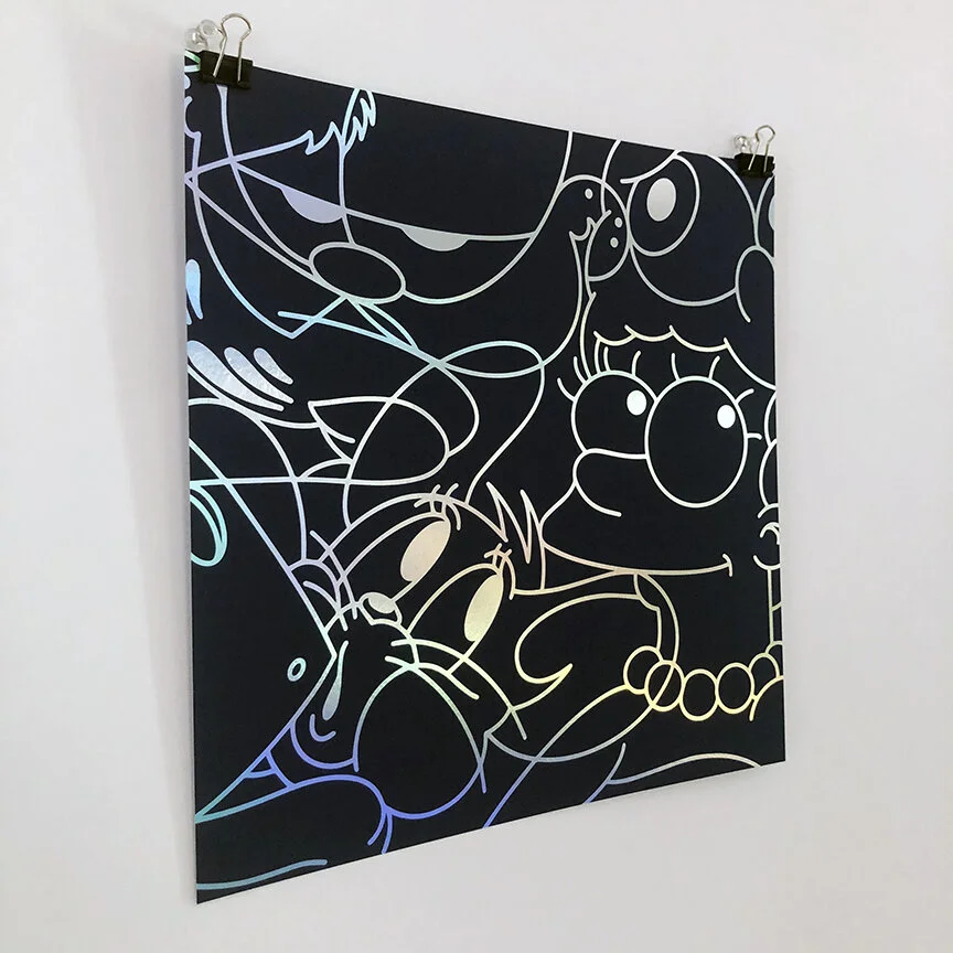 Calm in my confusion holographic Left.jpg