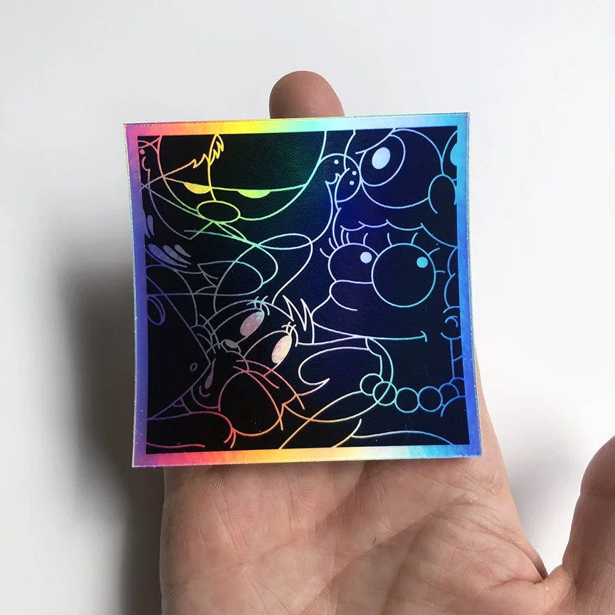Calm in my Confusion Holographic Sticker.jpg