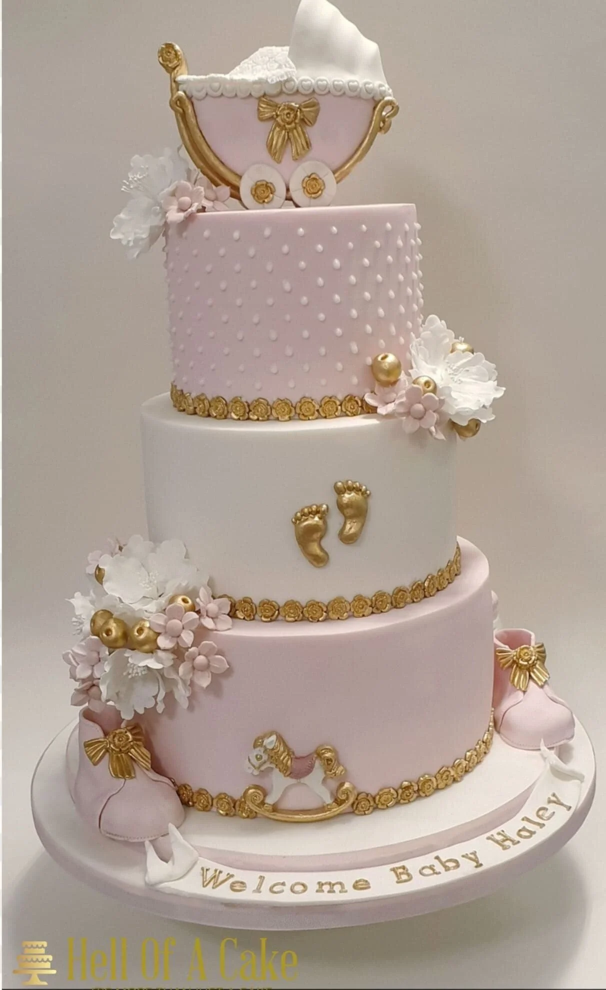 Katies Baby Shower Cake Made In Newcastle Upon Tyne Hell Of A Cake