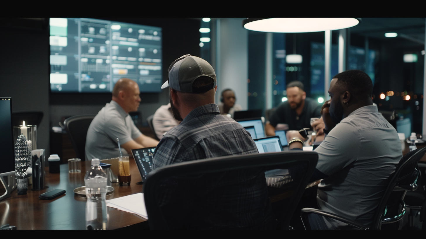 Artistic Visual Studios storytelling meeting on video production in Dallas, Texas
