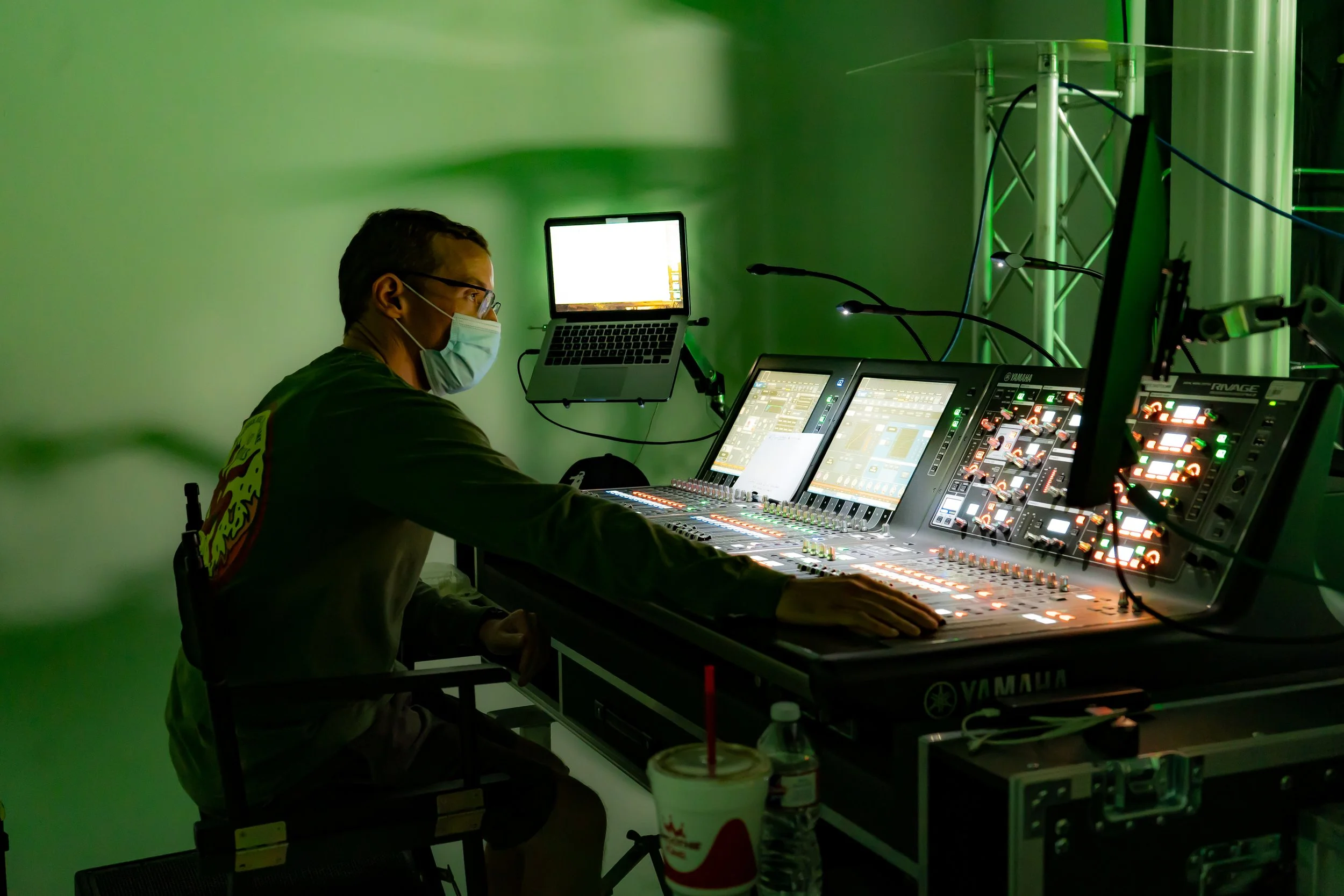 Artistic Visual Studios video production in Dallas, Texas with professional sound engineer.