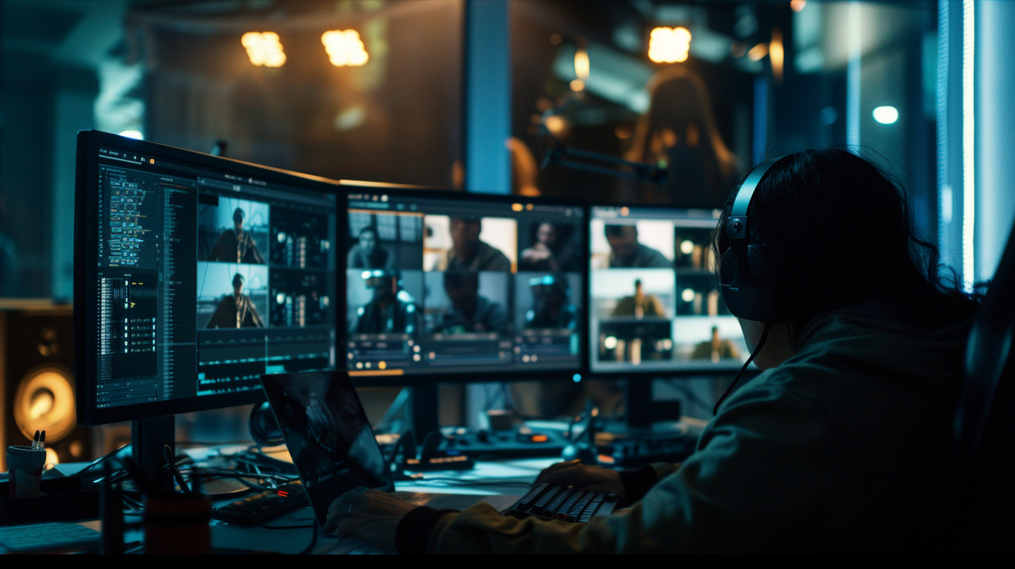 Artistic Visual Studios post production editing bay