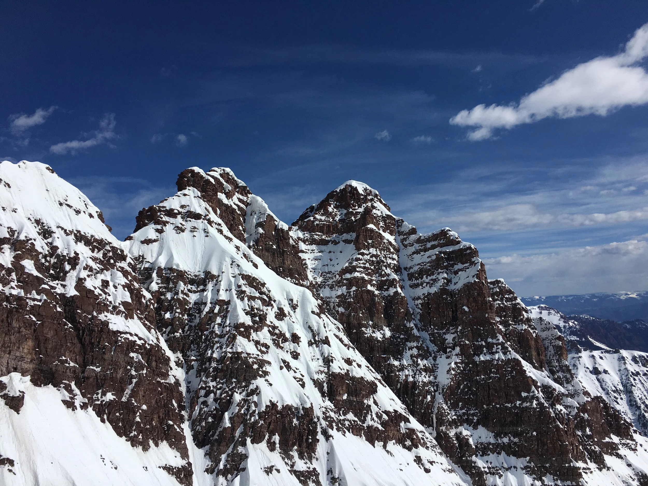 The South face of North Maroon peak. 