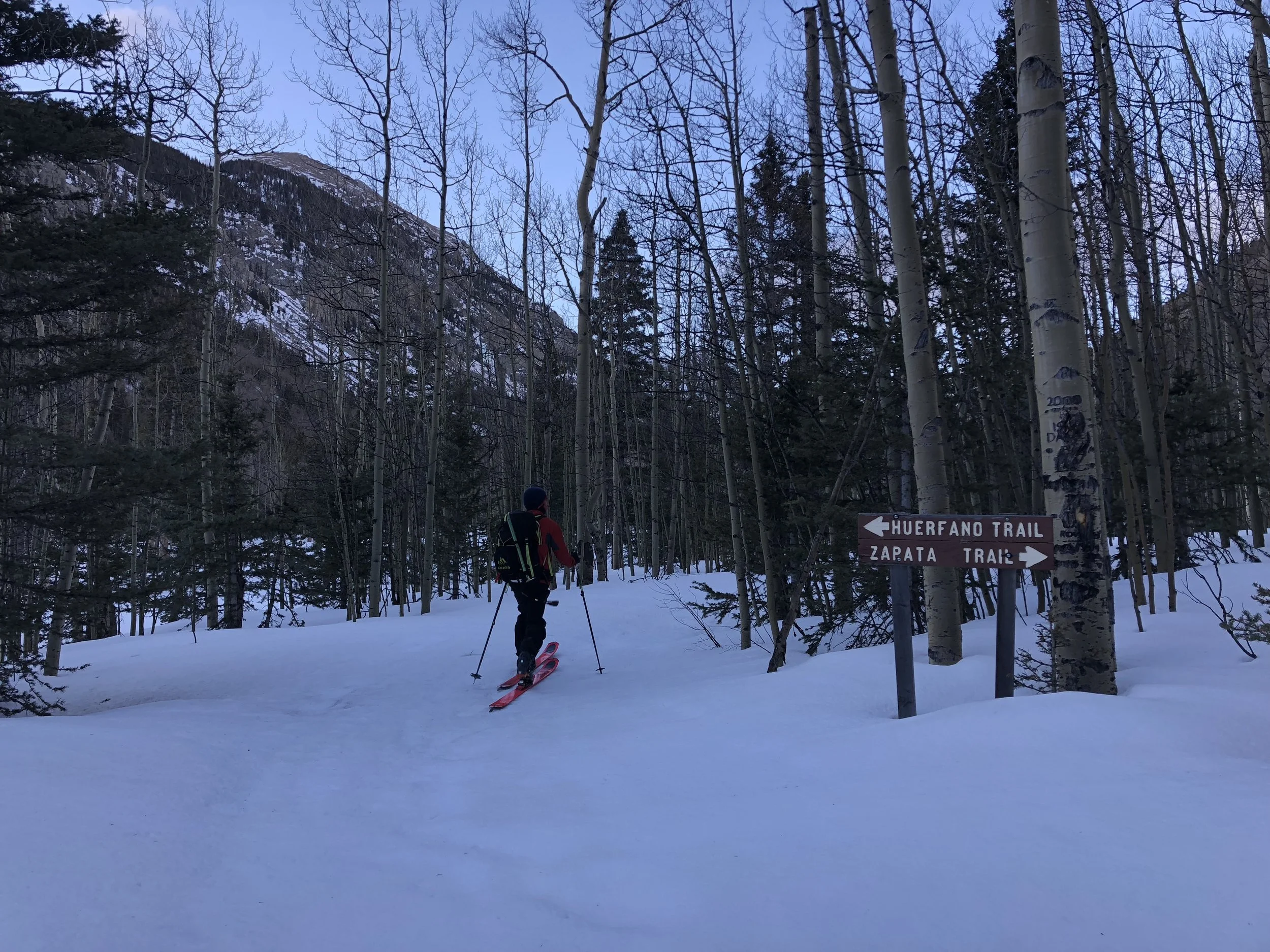 The trade off for having to walk three miles to the trailhead? No one in sight. 