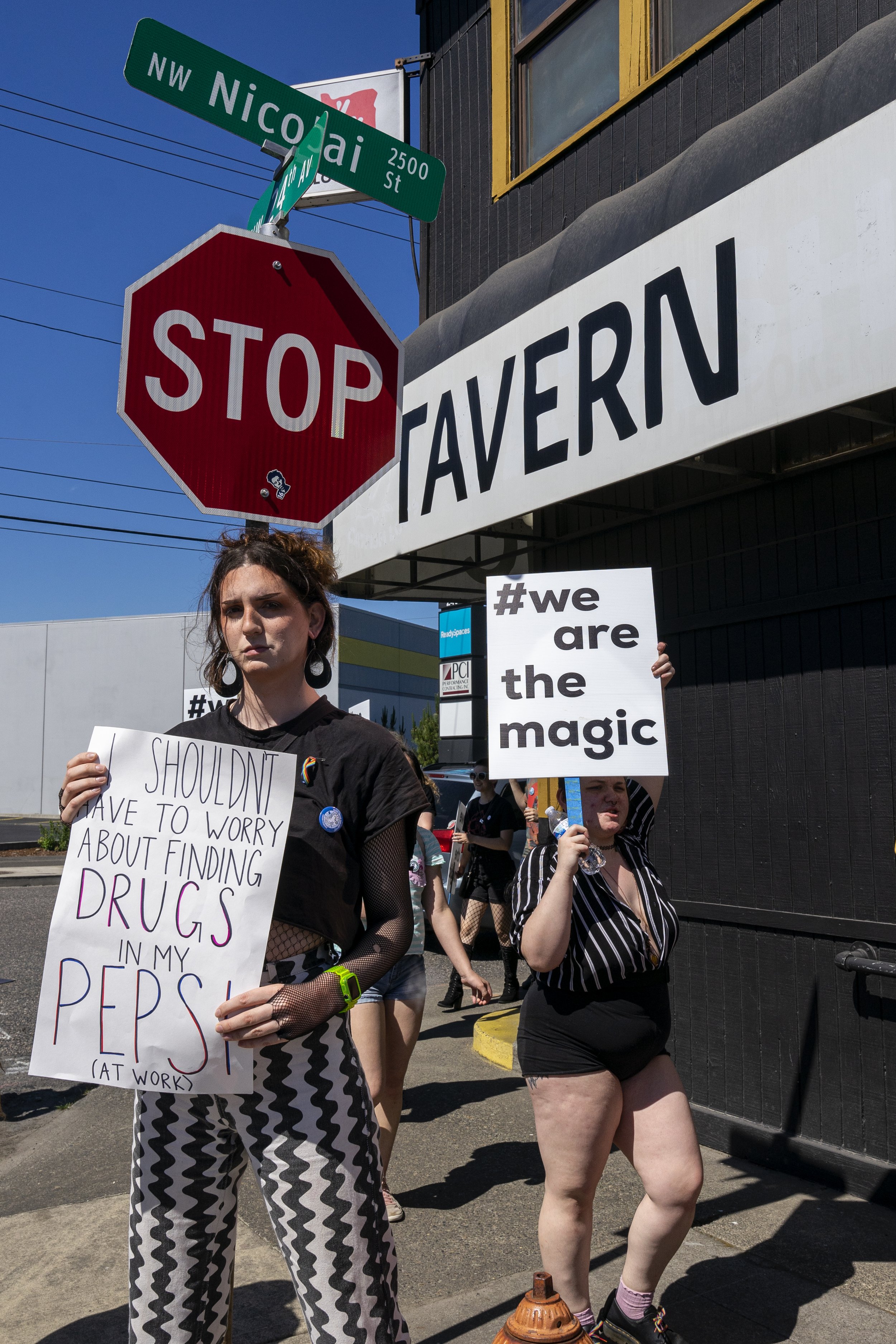  “Magic Tavern dancers striking to be second unionized club in US” for  Street Roots  