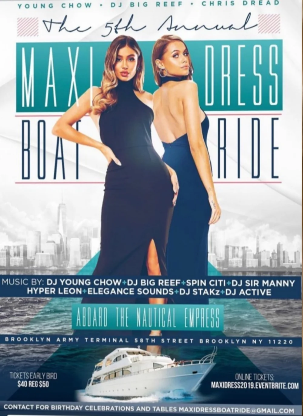 Maxi Dress Boat Ride 2019  DJ STAKZ