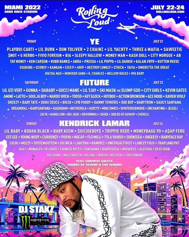 Rolling Loud Miami — DJ STAKZ