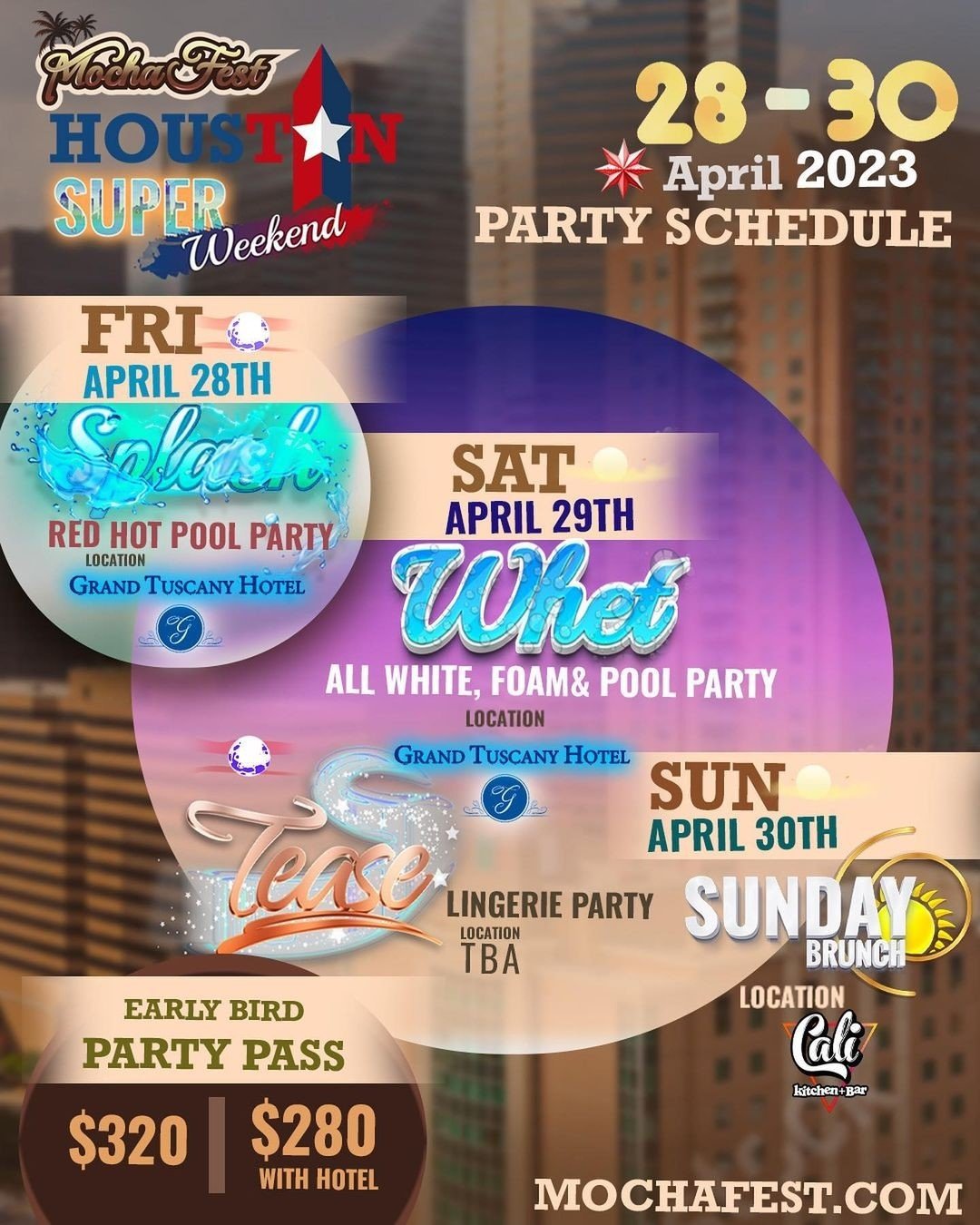 Mocha Fest Houston Super Weekend 2023 — DJ STAKZ