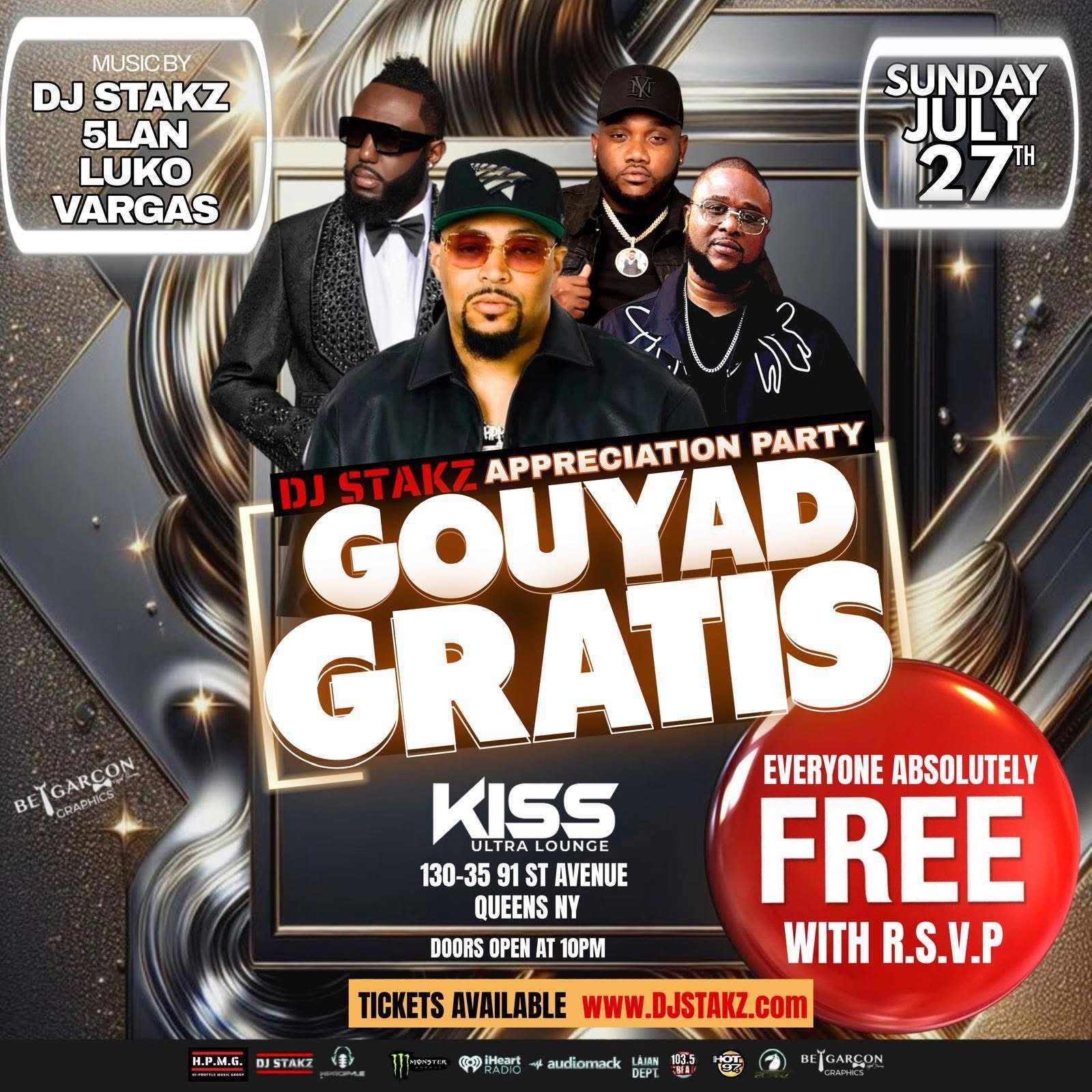 DJ Stakz Appreciation Party - Gouyad Gratis - July 27.jpeg
