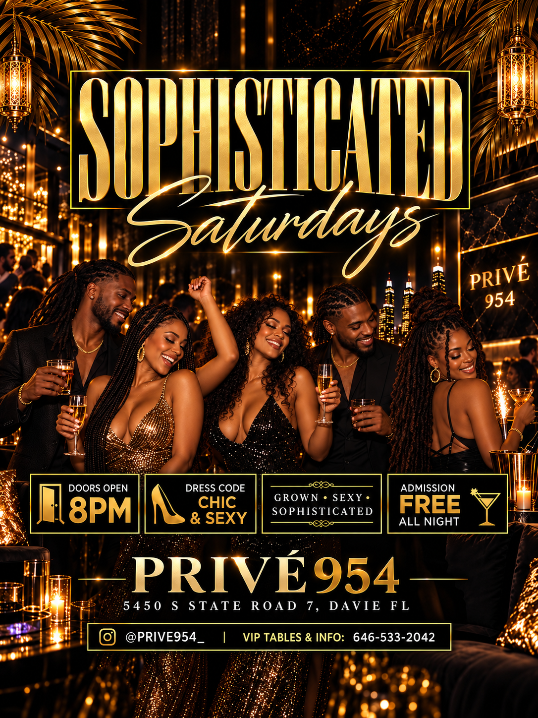 Prive Night: Sophisticated Saturdays