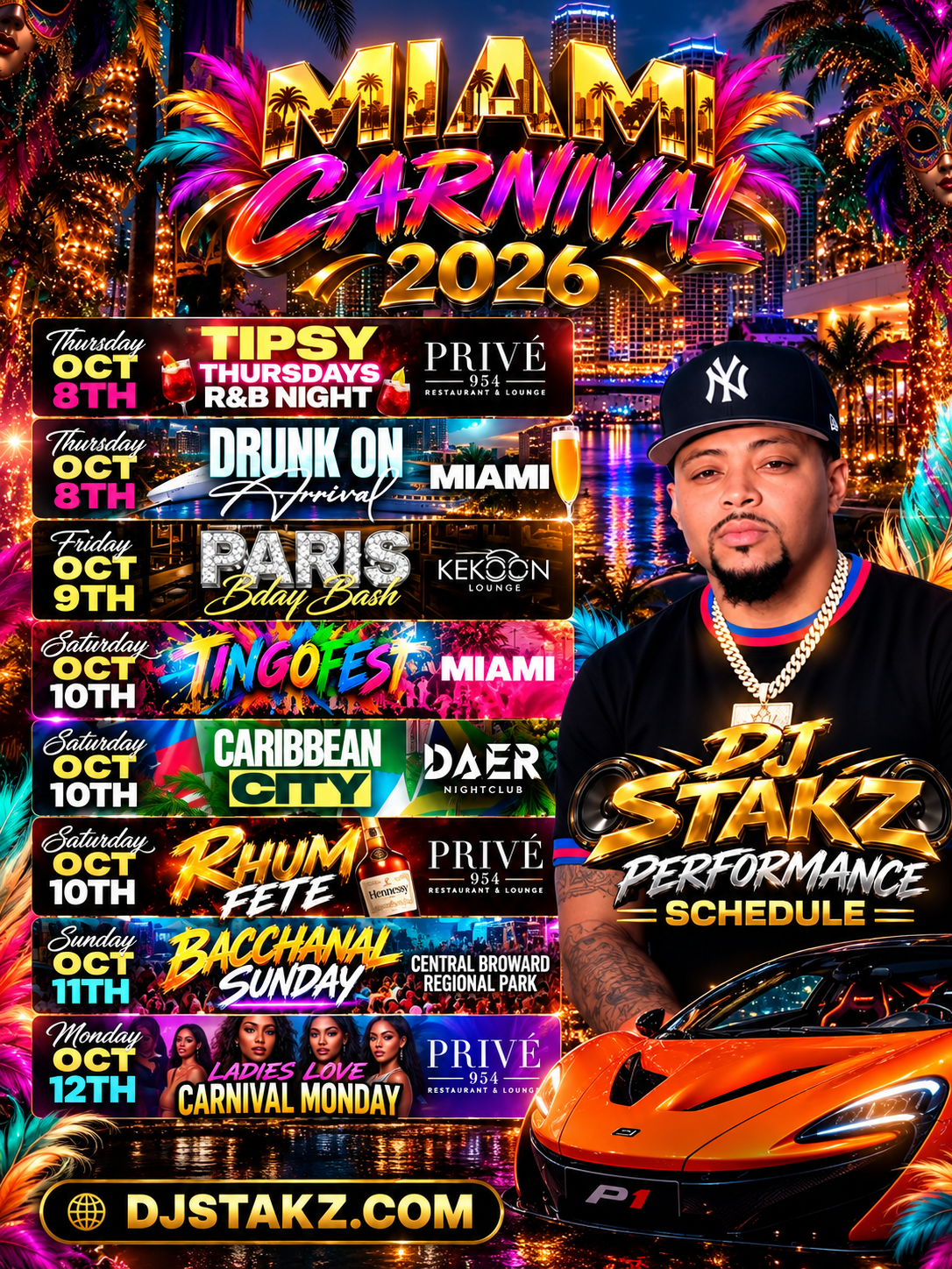 Miami Carnival 2026 DJ Stakz Schedule.png