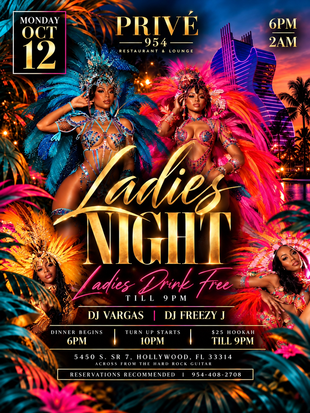 Privé Miami Carnival 2026: LADIES LOVE CARNIVAL MONDAY