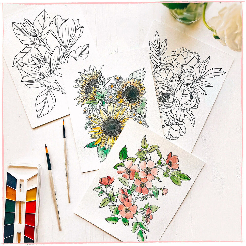 Garden Watercolor Kit — Holiday