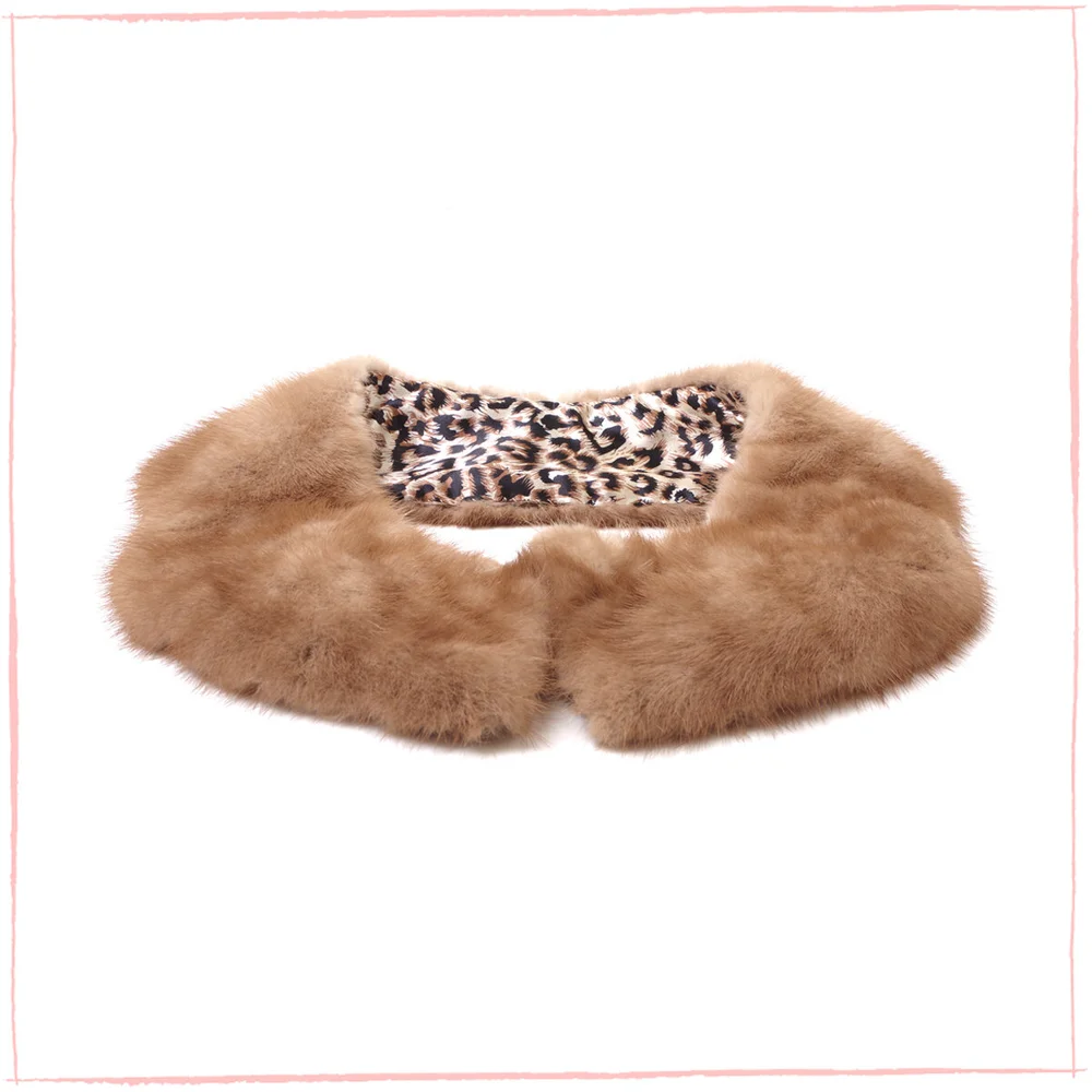 Vintage Blonde Mink Reversible Collar — Holiday