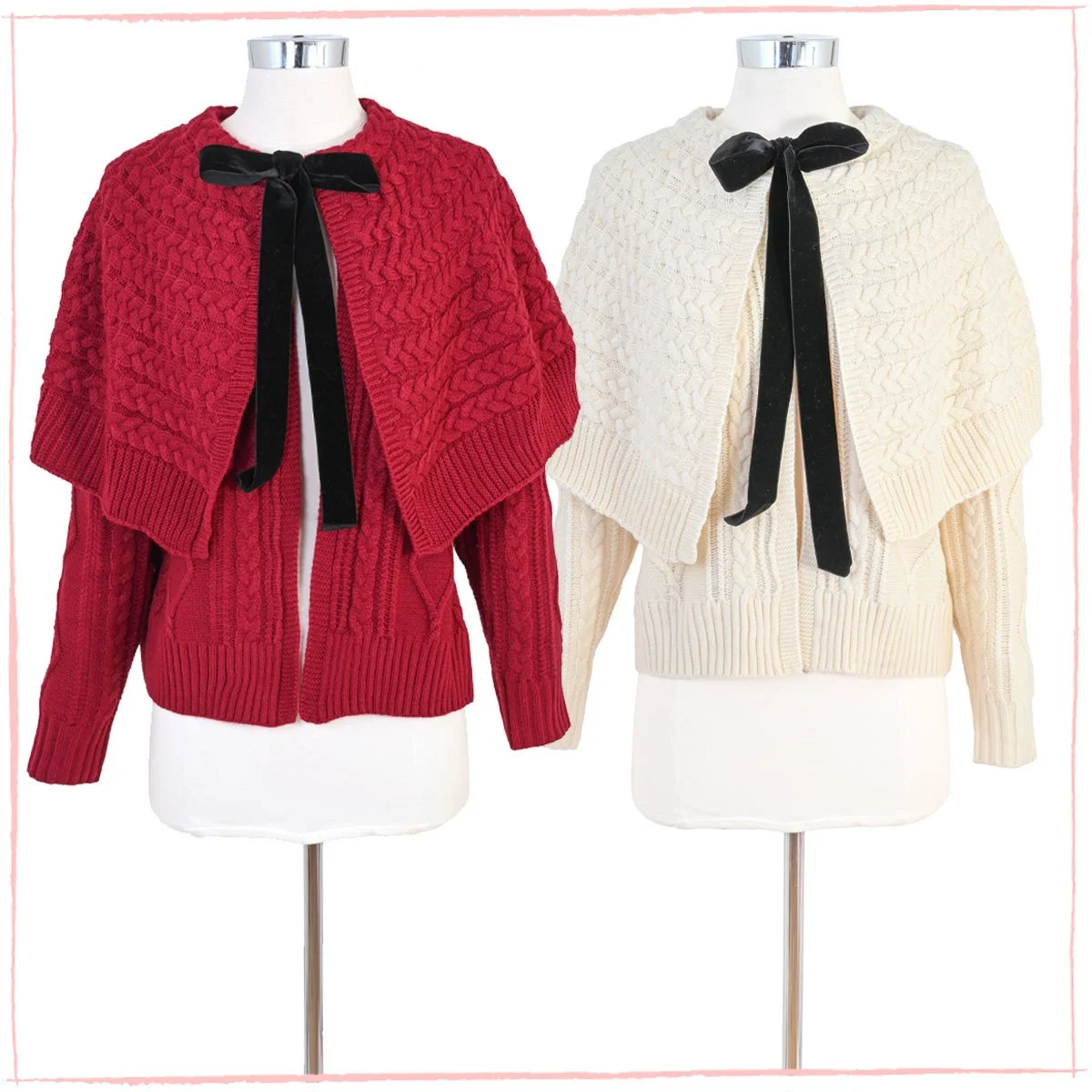 Cable Cape Cardigan