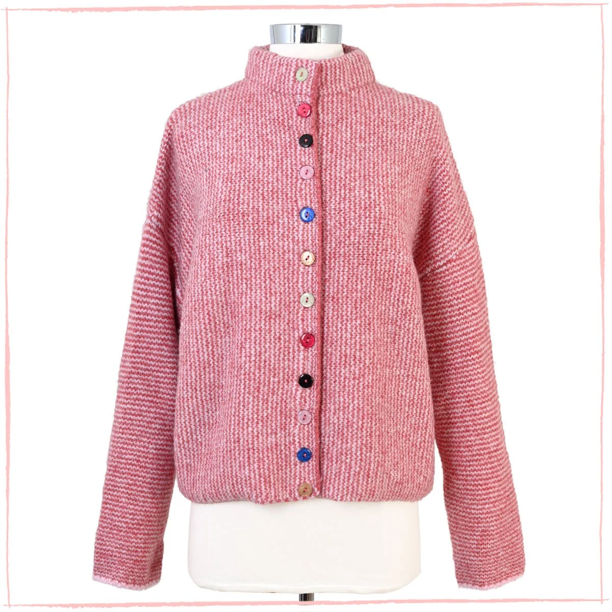 Rosabella Button Sweater
