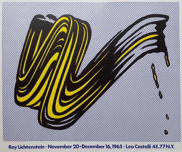 Details about   Roy Lichtenstein Poster " Crak " Pop Art Poster Castelli IN Mint 