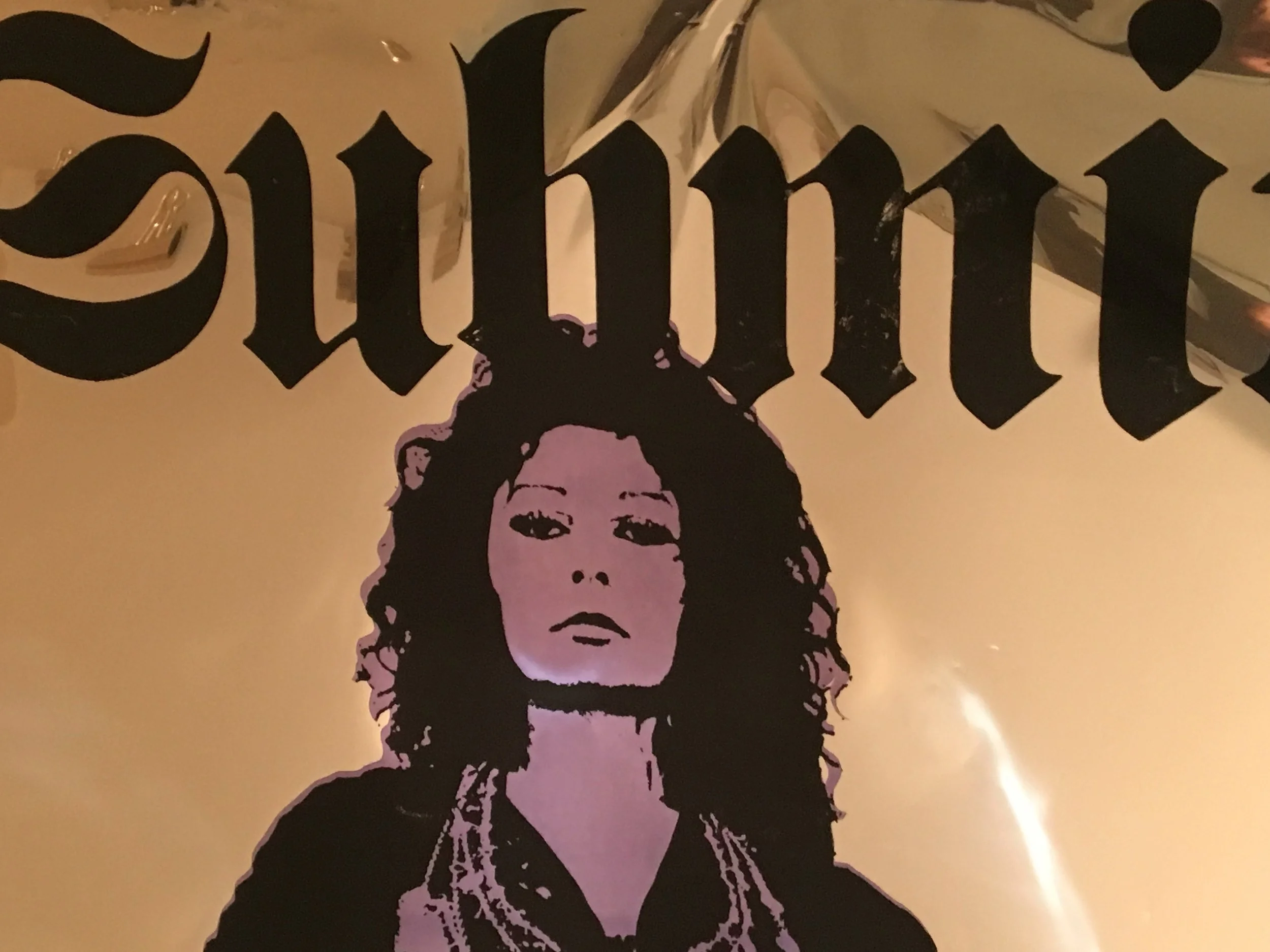 1969 Miss ULTRAVIOLET (Warhol) MYLAR POSTER FOR AD FIRM CONTEST RARE