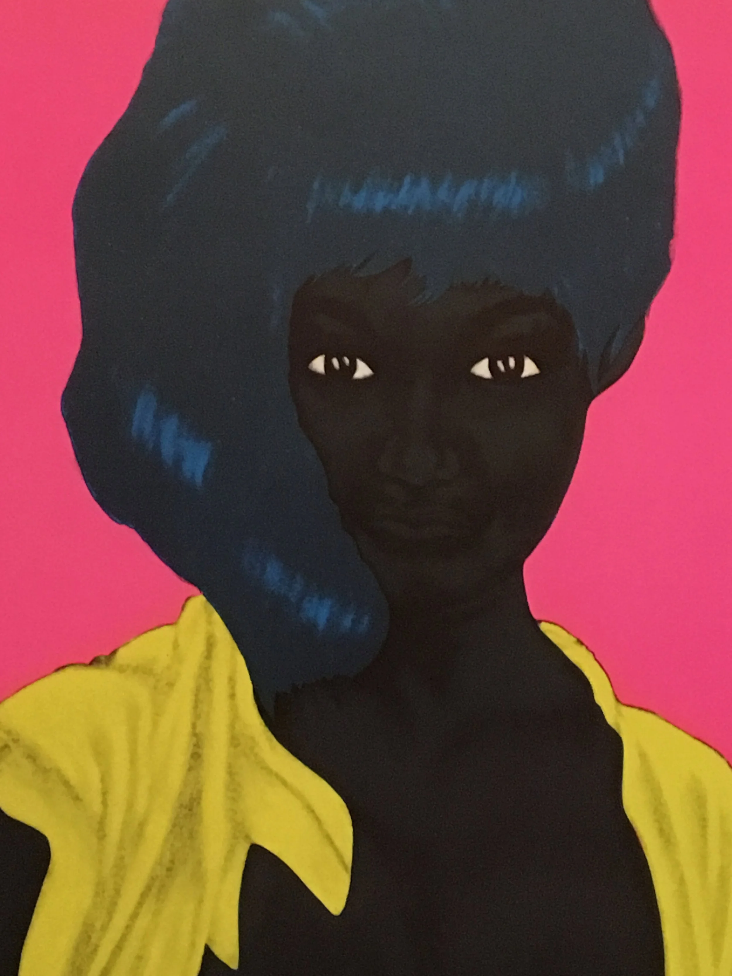 1971 Blacklight 'Lovely' Poster used in Movie COFFY with Pam Grier