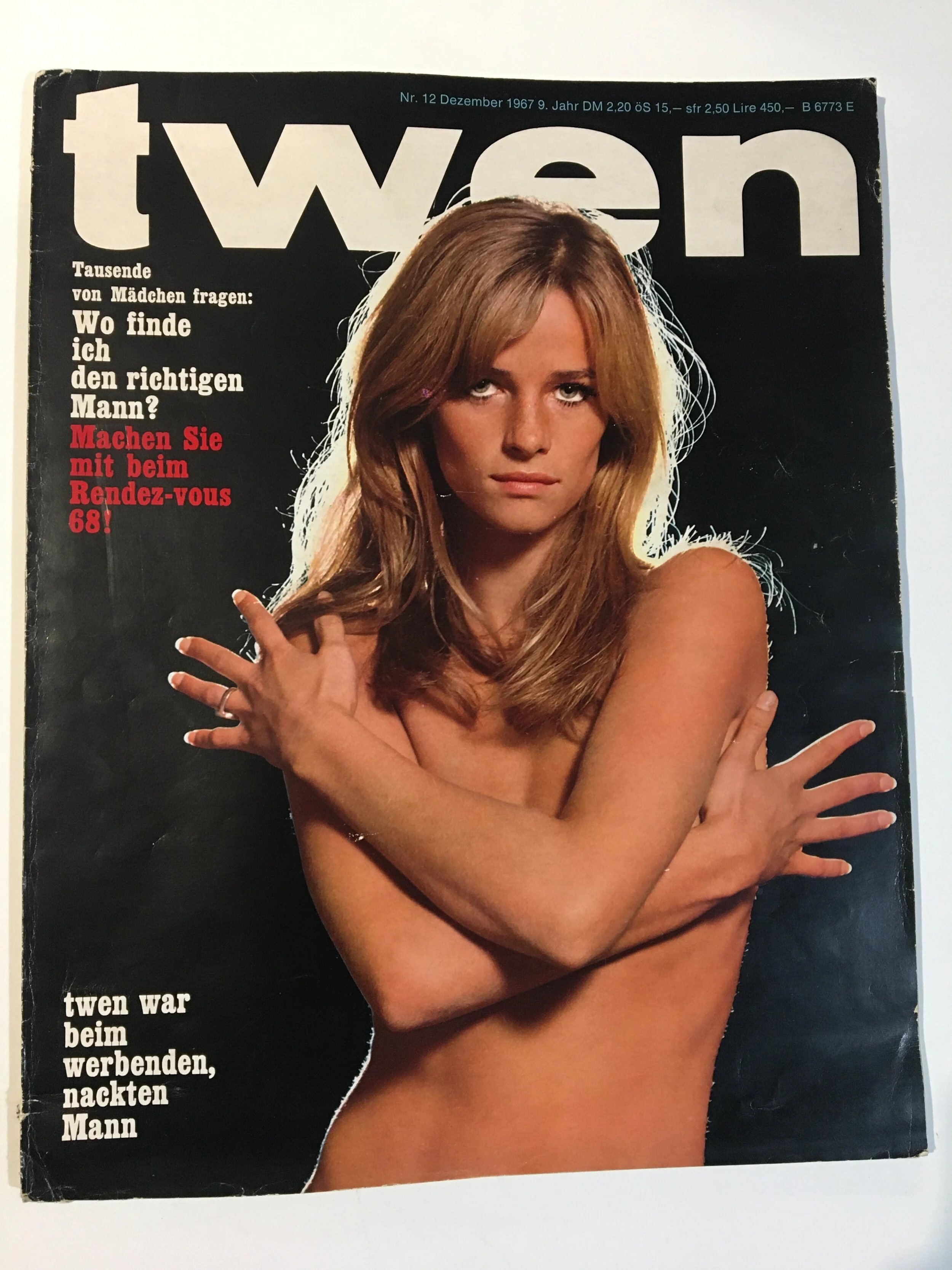 Twen Dezember 1967 Charlotte Rampling Ossie Clark fashion Sharon Tate James Baldwin