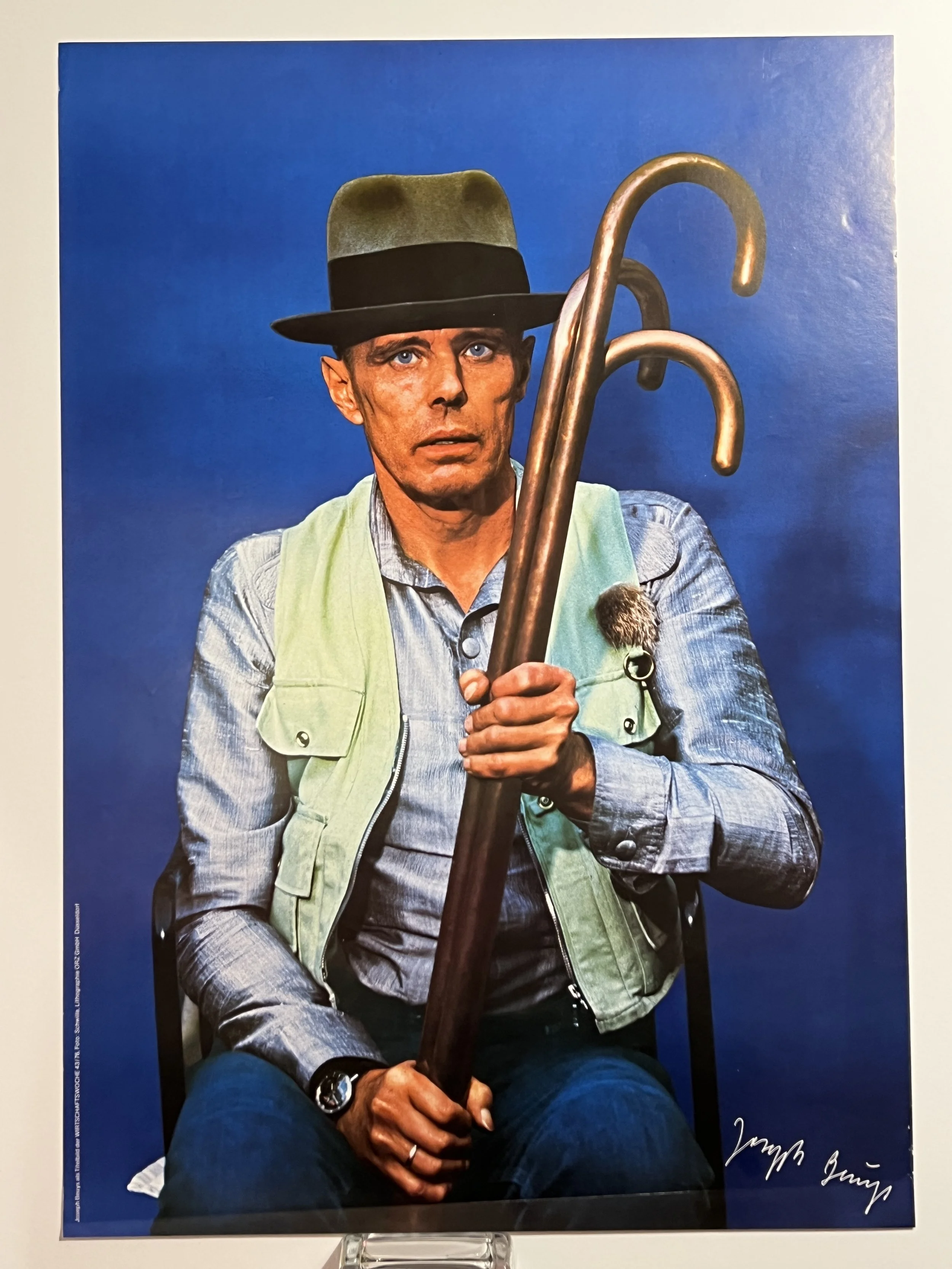 Joseph Beuys Poster supplement German WirtschaftsWoche (Business