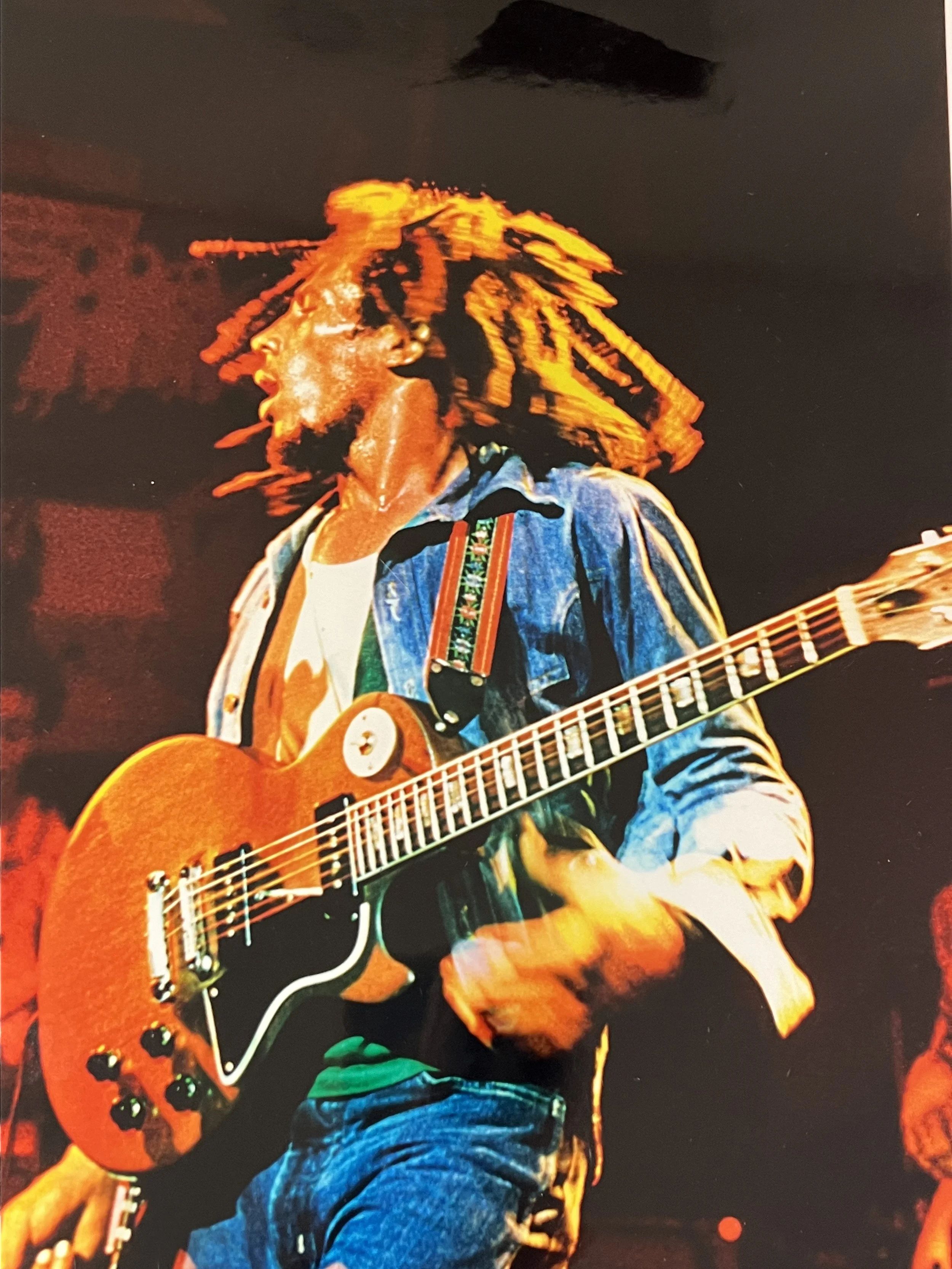 BOB MARLEY July 18 1975 Lyceum London Dennis Morris signed Photo 