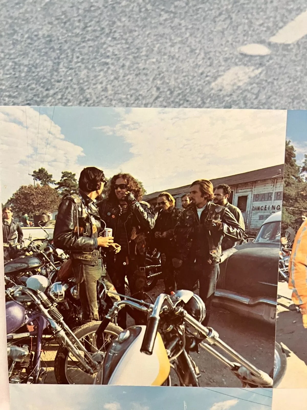 1970 Black Bart's Bandidos Funeral MC Houston Poster Co