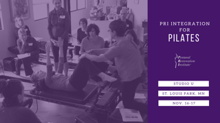 PRI / Pilates Training - November 16 &17