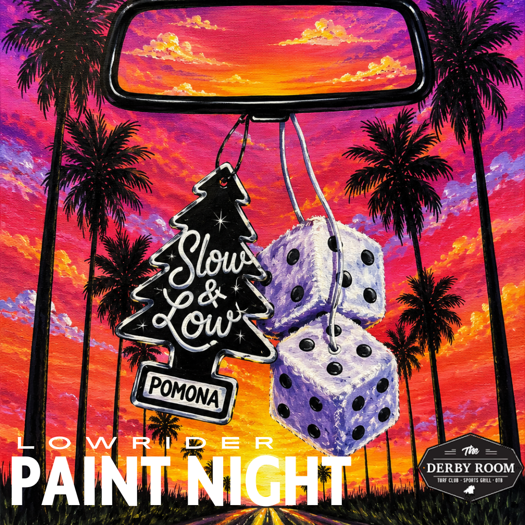 Sept 15 6-830PM LOWRIDER PAINT + SIP: POMONA DERBY ROOM- FAIRPLEX ARENA