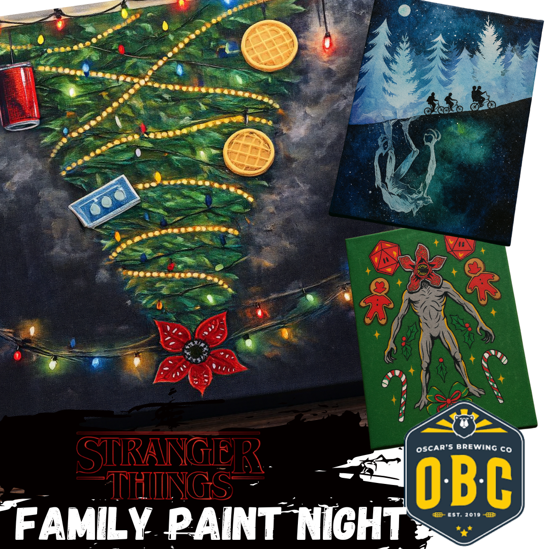 DEC 16 6-8PM FAMILY PAINT NIGHT on the patio: OSCARS BREWING COMPANY