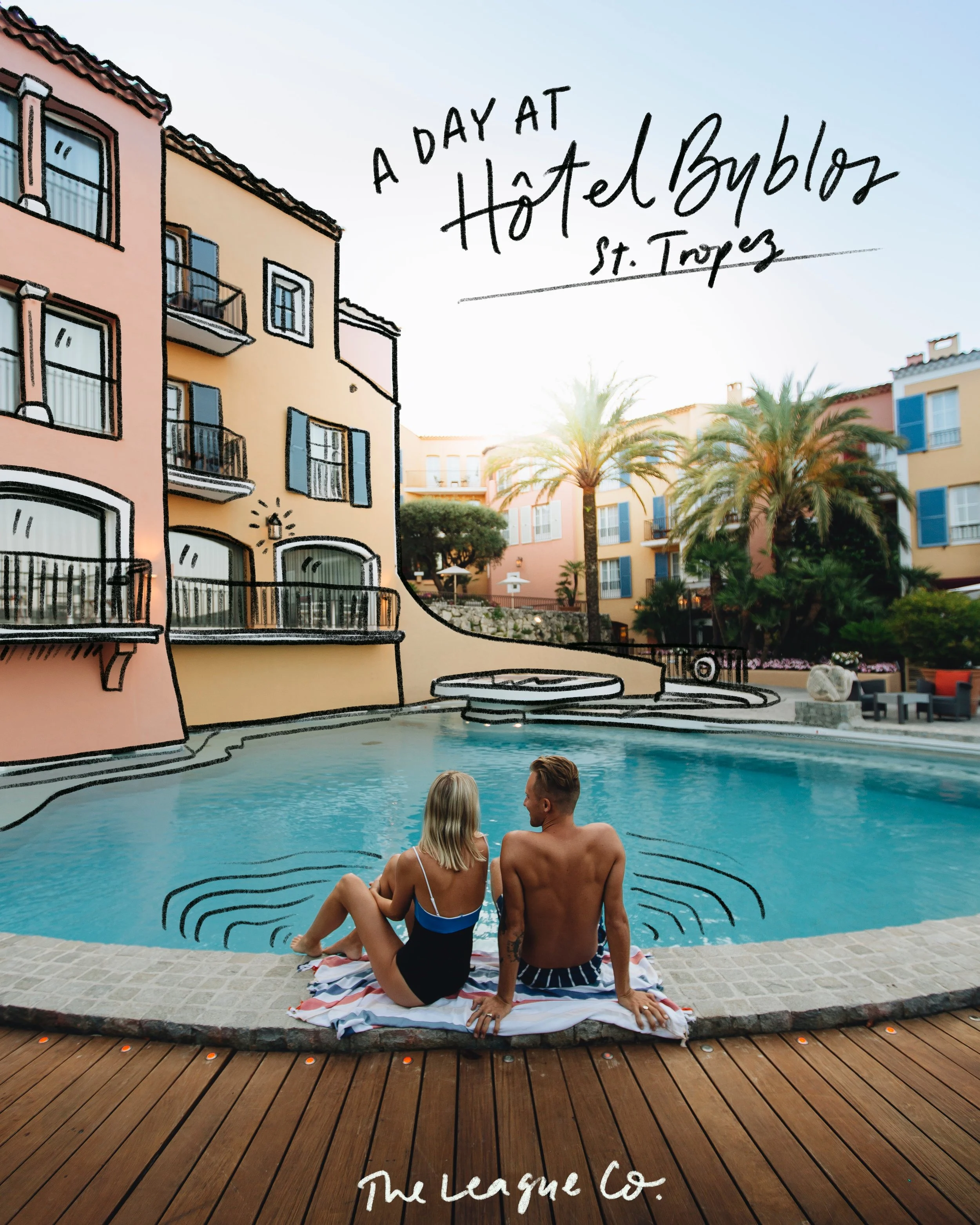 A Day at Hôtel Byblos, Saint Tropez 