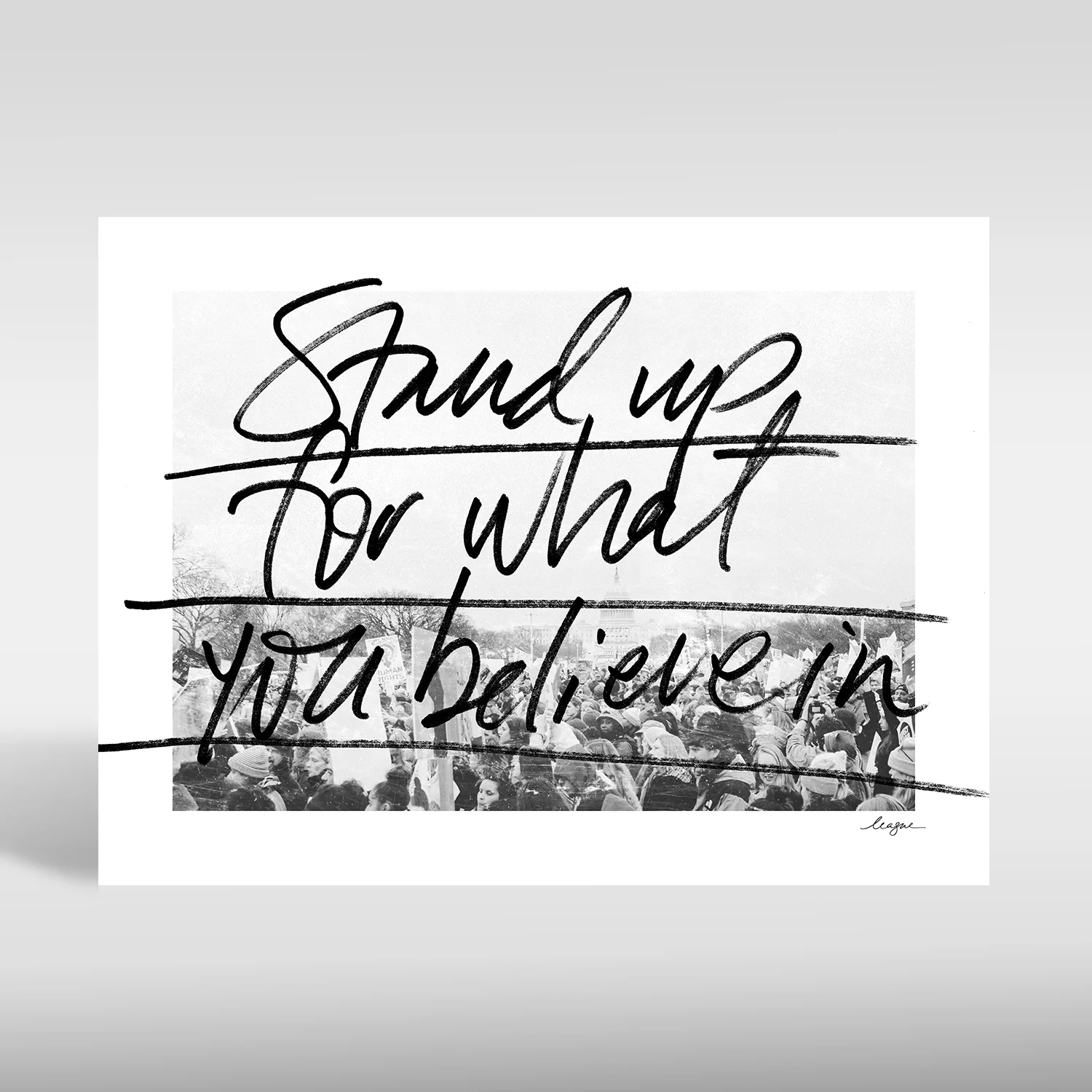 Stand Up - Art Print Design