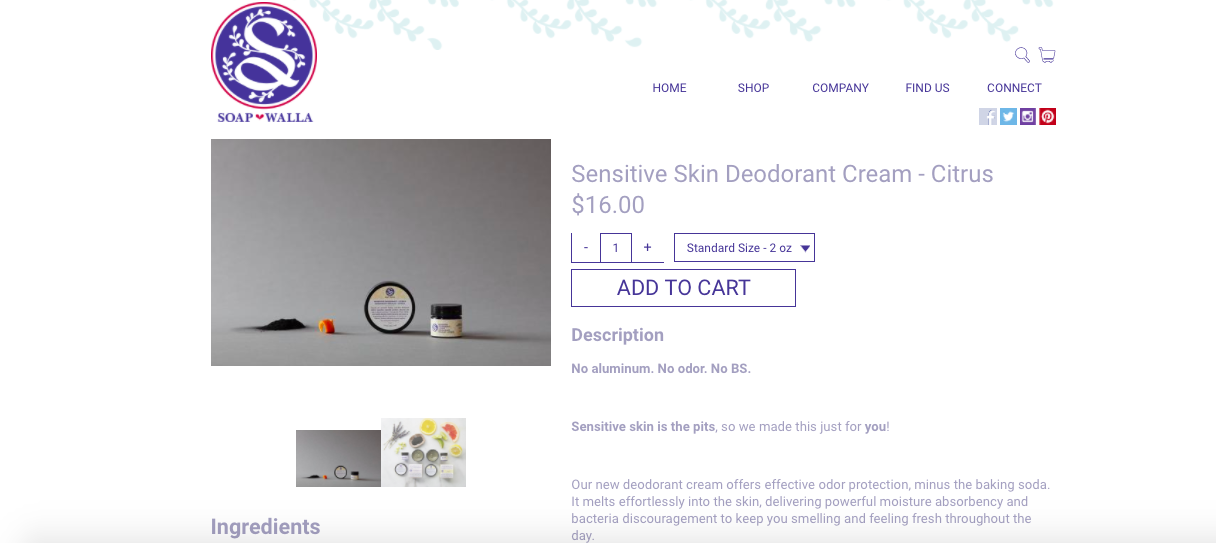 Website copy/Product description/Packaging copy