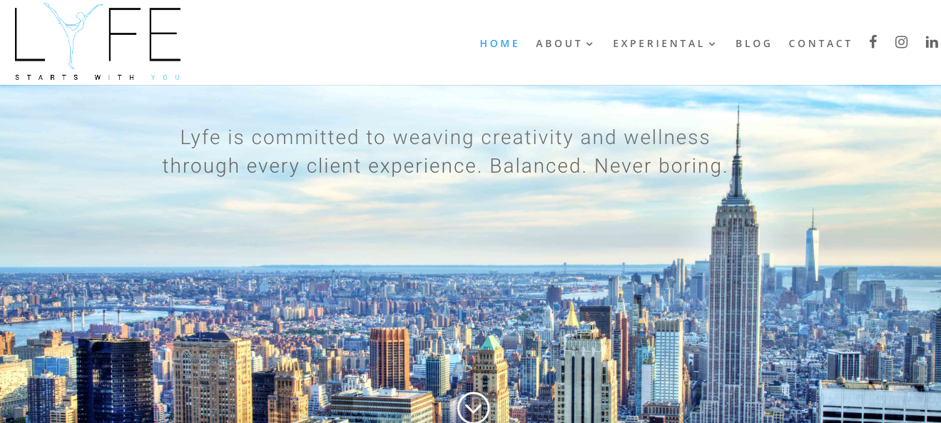 Homepage copy