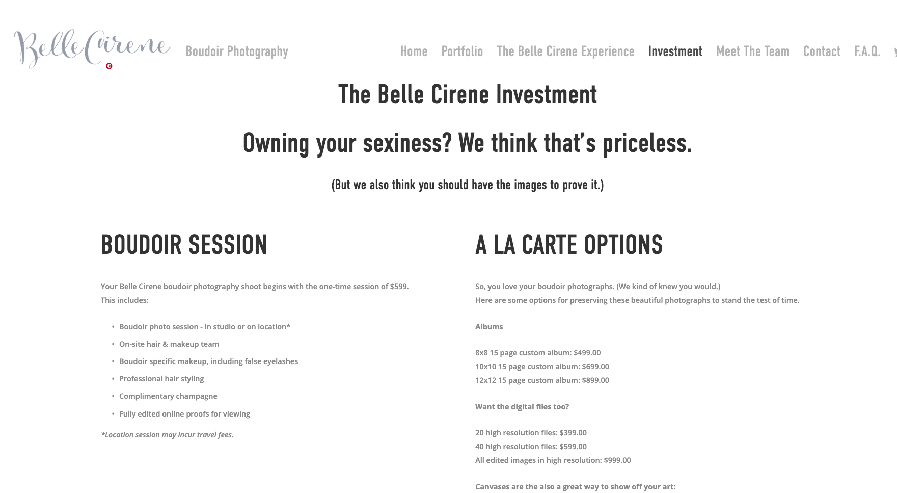 Website copy/Brand voice/Marketing collateral