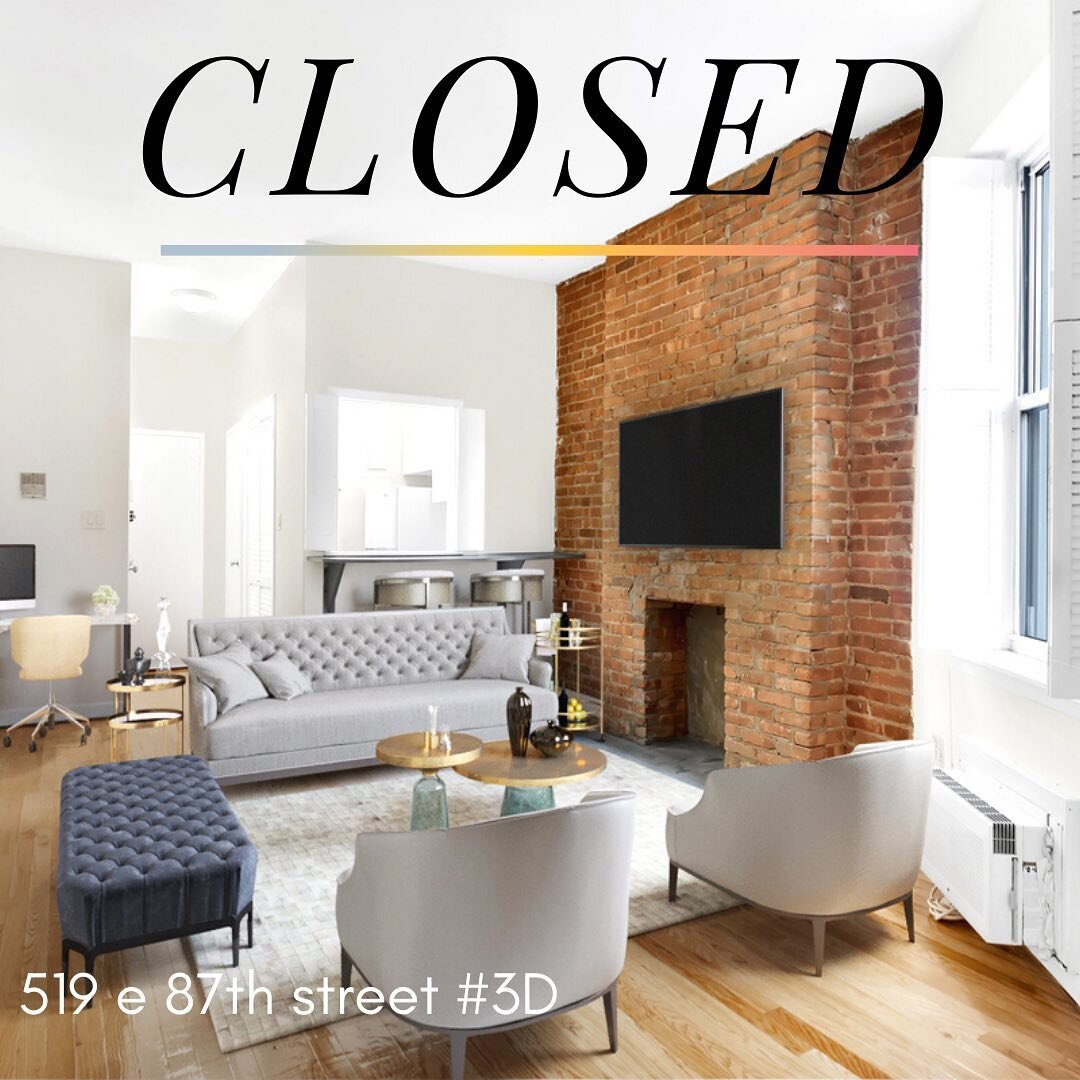 519 e 87th is closed! 🙌 So happy for my clients! 🥂 #buyeragent #realestate @hollysose @gucciguccidrew